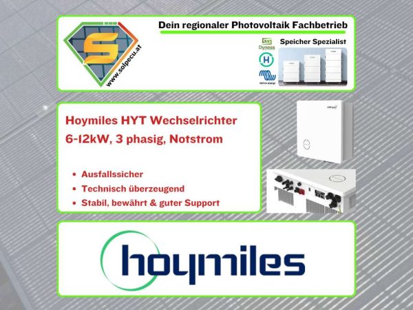 Hoymiles Hybrid-Wechselrichter HYT 6 kW bis 12 kW mit Notstromfunktion – Bild 3
