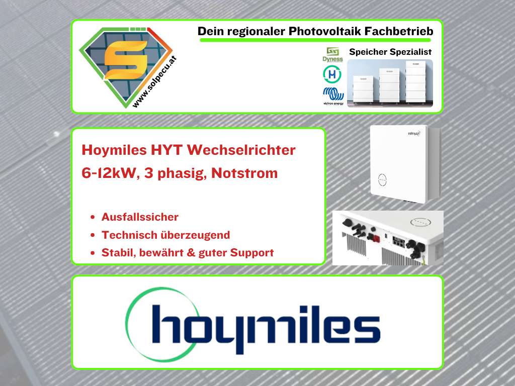 Hoymiles Hybrid-Wechselrichter HYT 6 kW bis 12 kW mit Notstromfunktion – Bild 3