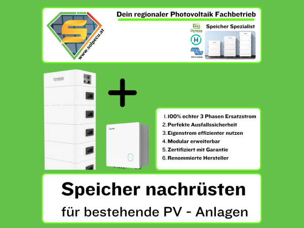 SET Speichererweiterung - Speicher und Wechselrichter